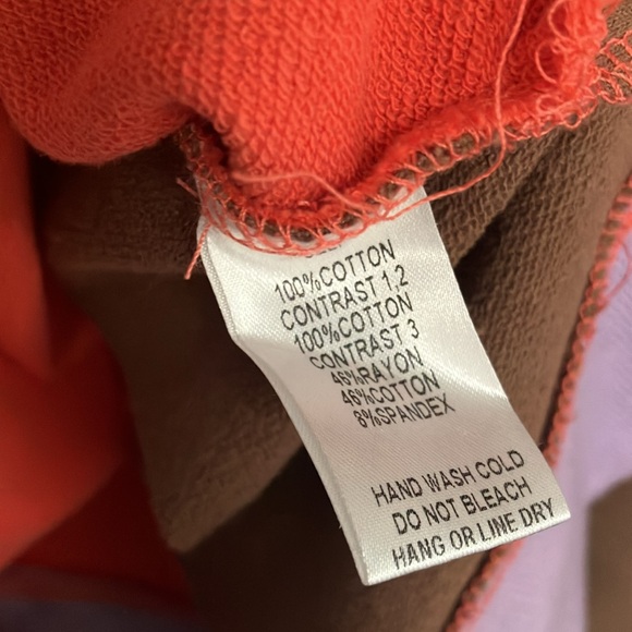 NWT Easel Colorblock Women's Sweatshirt Top Large New with Tags - Picture 5 of 17